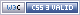 Valid CSS!